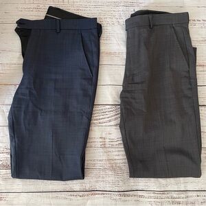 Men's Dress Pants - Navy and Gray